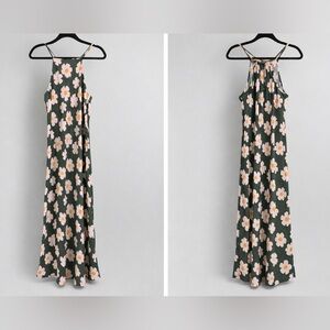Dress Forum Floral Maxi Dress - Green and Pink